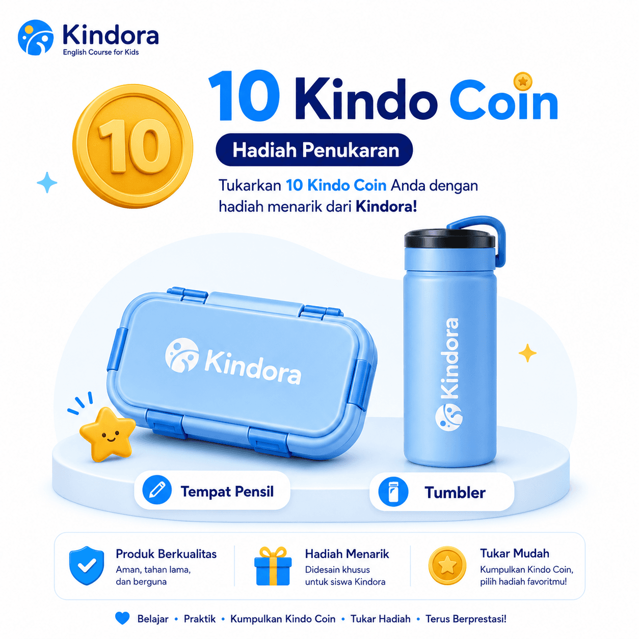 Tempat pensil atau Tumbler Kindora